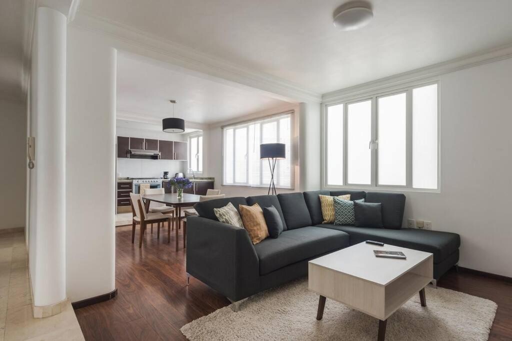 מקסיקו סיטי Condesa Residence 7 Stylish 2 Bedroom, 1 Bathroom Residence Accentuating Expansive Interiors מראה חיצוני תמונה