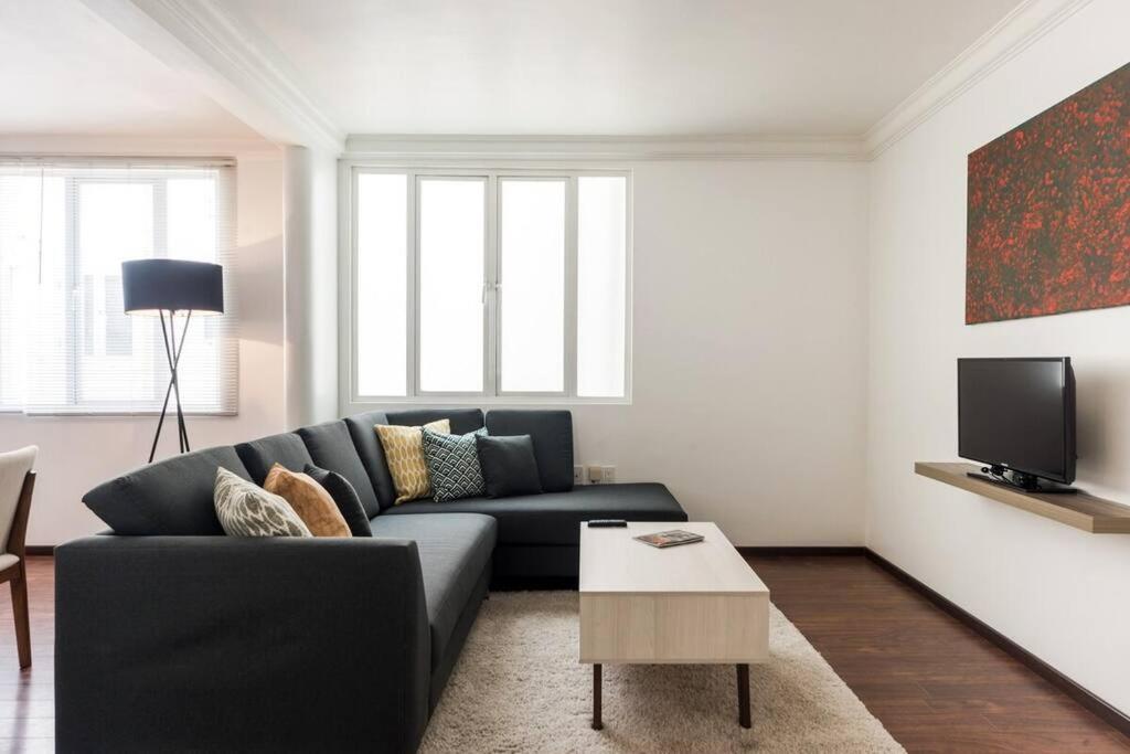 מקסיקו סיטי Condesa Residence 7 Stylish 2 Bedroom, 1 Bathroom Residence Accentuating Expansive Interiors מראה חיצוני תמונה